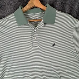 Properly Tied Polo Shirt Mens XL Striped Green Golf Preppy Casual Short Sleeve